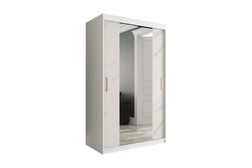 Garderob med Speil Kant Marmesa 120 cm Marmormønster
