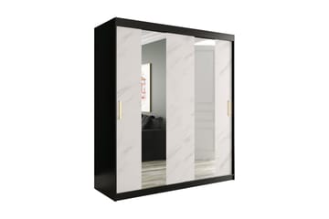 Garderob med Speil Midt Marmesa 180 cm Marmormønster
