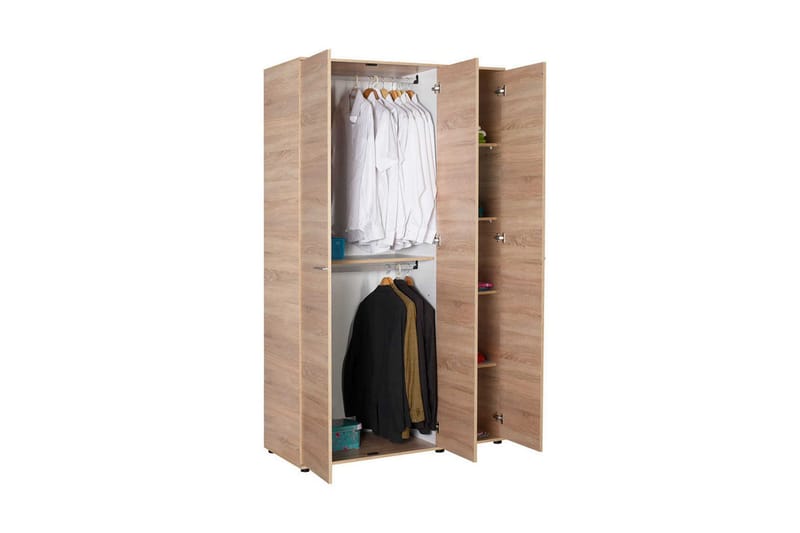 Garderobe 120x212 cm - Natur - Garderober & garderobesystem