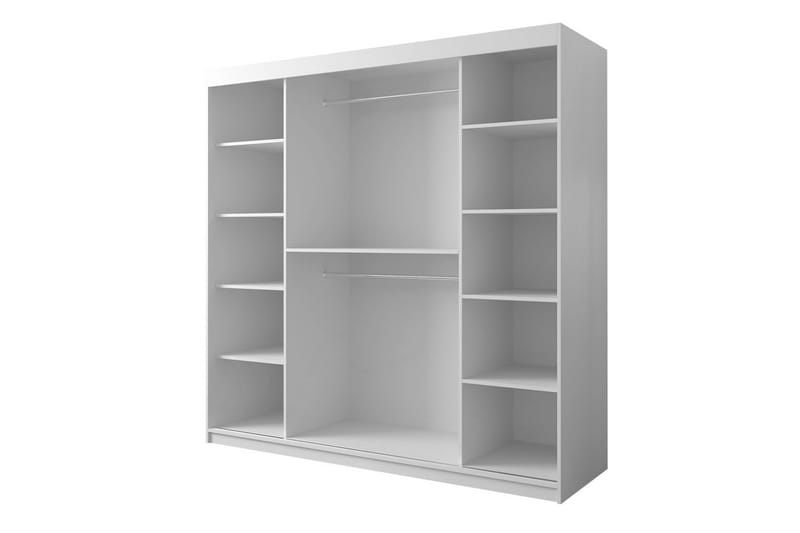 Garderobe 200 - Svart|Natur - Oppbevaring - Garderober & garderobesystem