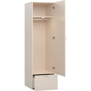 Garderobe 4 You Fresh 1 Dør - Sandbeige - Oppbevaring - Garderober & garderobesystem
