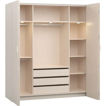 Garderobe 4 You Fresh 4 Dører - Eik, 206 cm - Oppbevaring - Garderober & garderobesystem