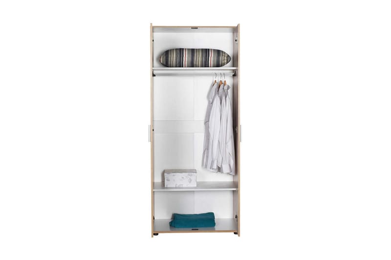 Garderobe 80x187 cm - Natur - Oppbevaring - Garderober & garderobesystem