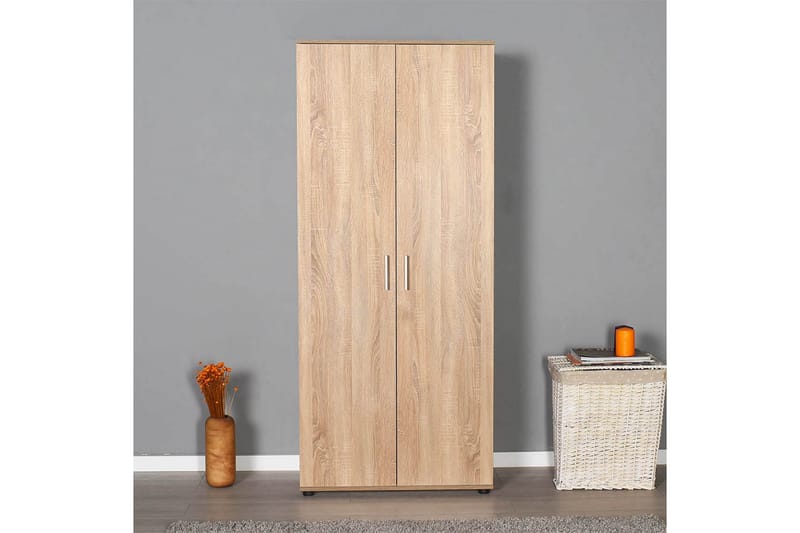 Garderobe 80x187 cm - Natur - Oppbevaring - Garderober & garderobesystem