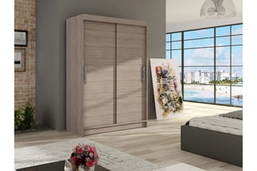 Garderobe Aldo 120 cm Skyvedører - Lys Eik - Oppbevaring - Garderober & garderobesystem