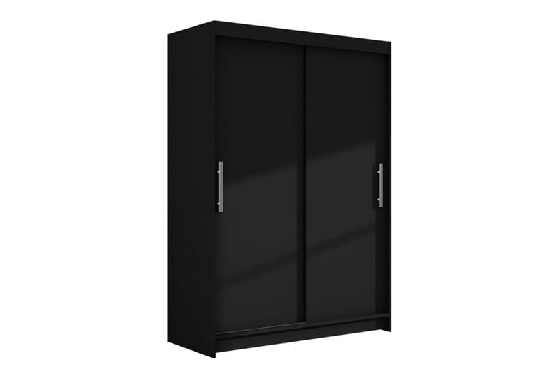 Garderobe Aldo 120 cm Skyvedører - Svart - Garderober & garderobesystem - Garderobeskap