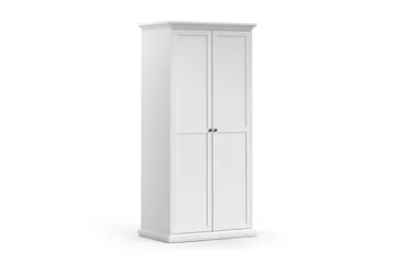 Garderobe Anjou 96 cm 2 Dører - Hvit - Oppbevaring - Garderober & garderobesystem