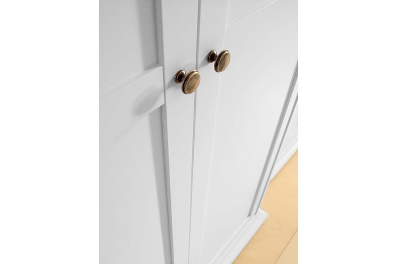 Garderobe Anjou 96 cm 2 Dører - Hvit - Oppbevaring - Garderober & garderobesystem