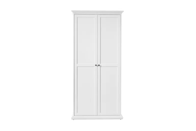 Garderobe Anjou 96 cm 2 Dører - Hvit - Oppbevaring - Garderober & garderobesystem
