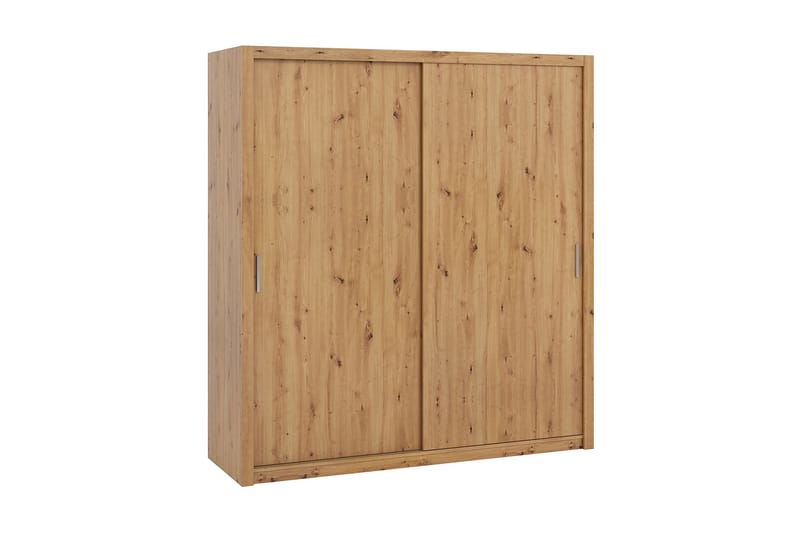 Garderobe Barriga 200 cm - Natur - Garderobeskap - Garderober & garderobesystem
