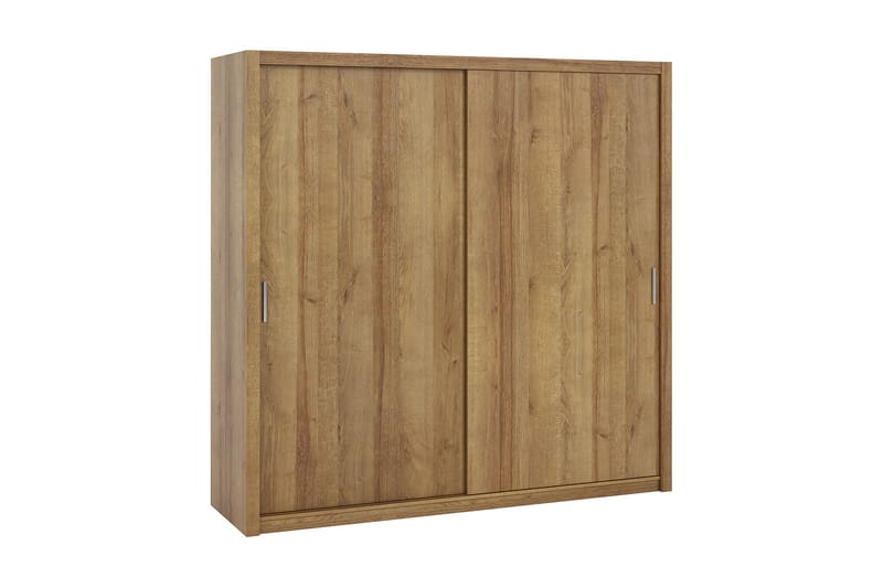 Garderobe Barriga 220 cm - Gyllen Natur - Garderobeskap - Garderober & garderobesystem