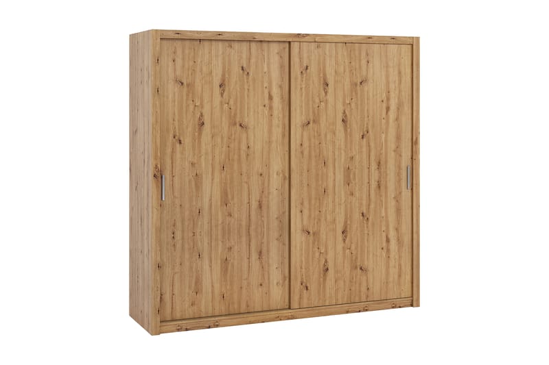 Garderobe Barriga 220 cm - Natur - Garderober & garderobesystem - Garderobeskap