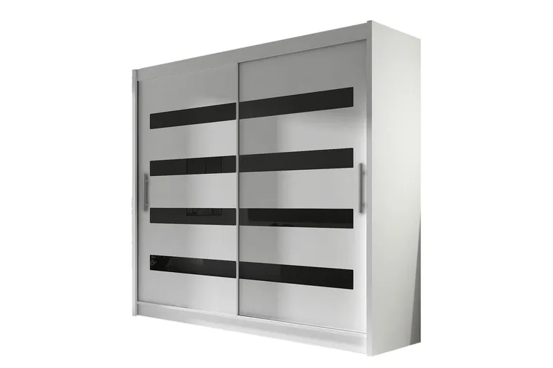 Garderobe Bega 180x57x215 cm - Hvit - Oppbevaring - Garderober & garderobesystem