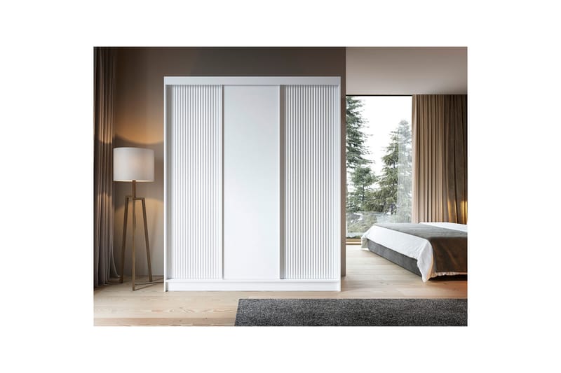 Garderobe Biancco 180x220 cm - Hvit - Oppbevaring - Garderober & garderobesystem