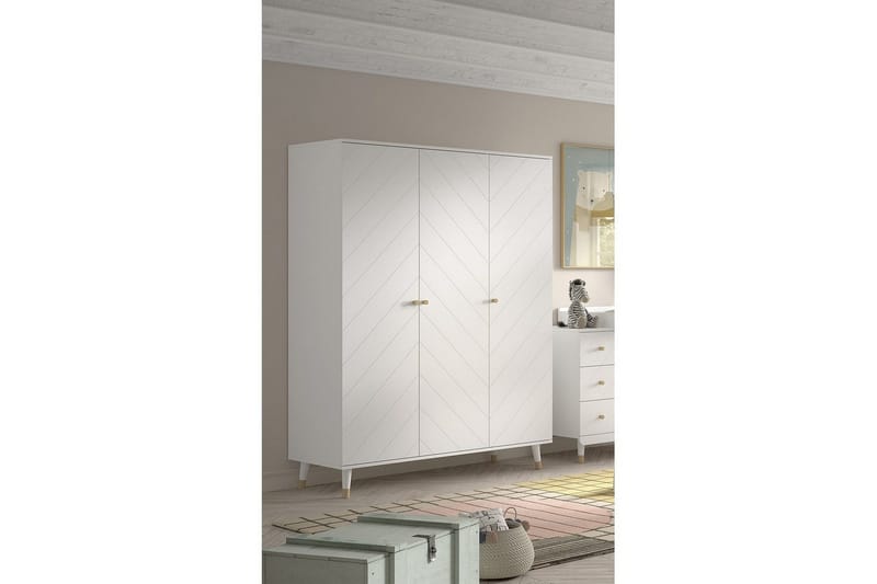 Garderobe Billy Hvit 3-dører - 3-dører - Oppbevaring - Garderober & garderobesystem