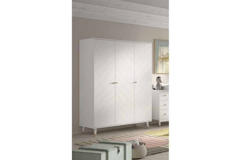 Garderobe Billy Hvit 3-dører - 3-dører - Oppbevaring - Garderober & garderobesystem