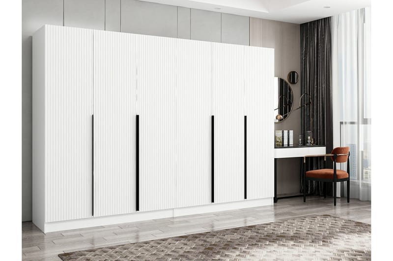 Garderobe Cambrian 270 cm - Hvit - Garderober & garderobesystem - Garderobeskap