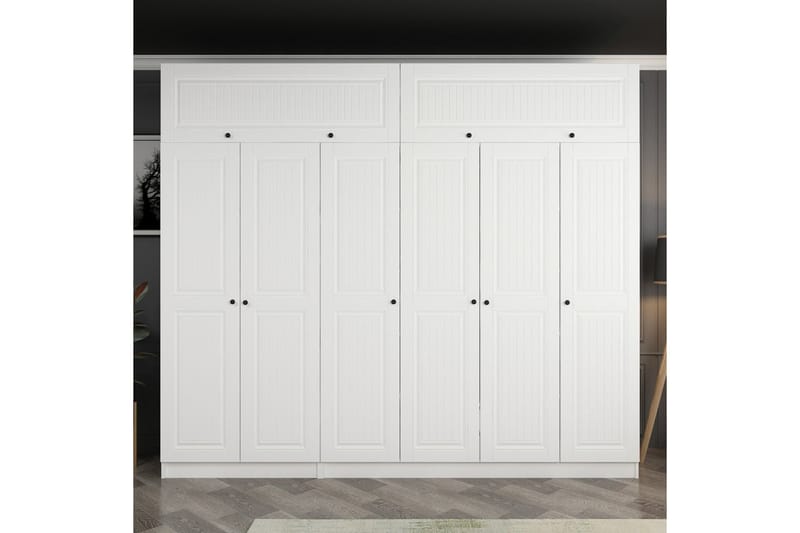 Garderobe Cambrian 270 cm - Hvit - Garderober & garderobesystem - Garderobeskap