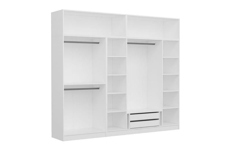 Garderobe Cambrian 270 cm - Hvit - Garderober & garderobesystem - Garderobeskap