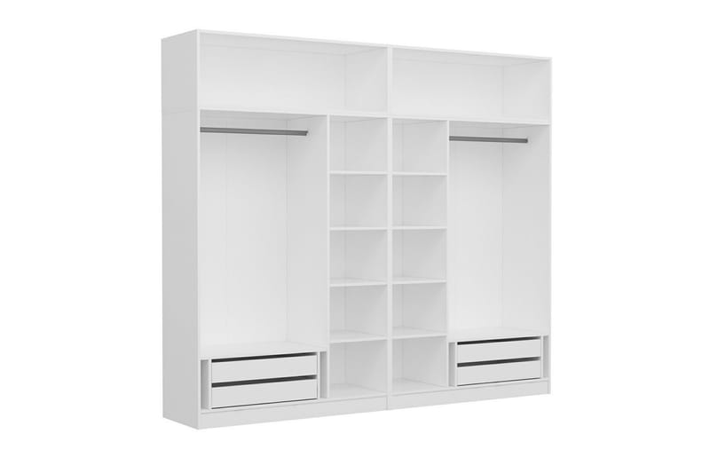 Garderobe Cambrian 270 cm - Hvit - Garderober & garderobesystem - Garderobeskap