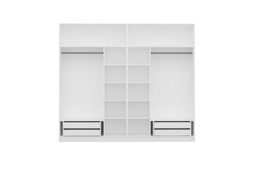 Garderobe Cambrian 270 cm - Hvit - Oppbevaring - Garderober & garderobesystem