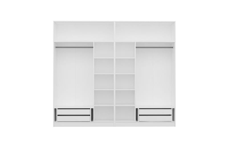 Garderobe Cambrian 270 cm - Hvit - Garderober & garderobesystem - Garderobeskap