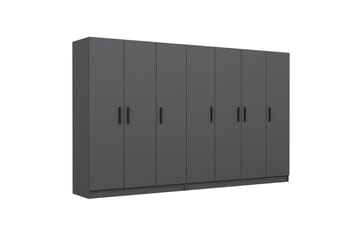 Garderobe Cambrian 315 cm - Antrasitt - Oppbevaring - Garderober & garderobesystem