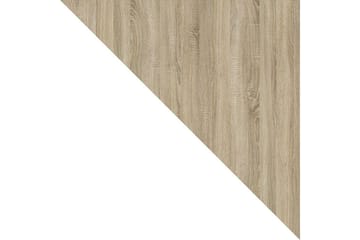 Garderobe Camino LED-belysning - Hvit/Eik - Oppbevaring - Garderober & garderobesystem