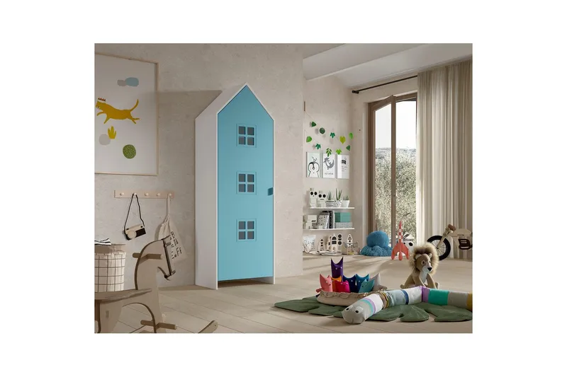 Garderobe Casami Brugge Blå - Blå - Oppbevaring - Garderober & garderobesystem