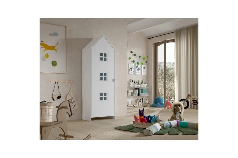 Garderobe Casami Brugge Hvit - Hvit - Oppbevaring - Garderober & garderobesystem