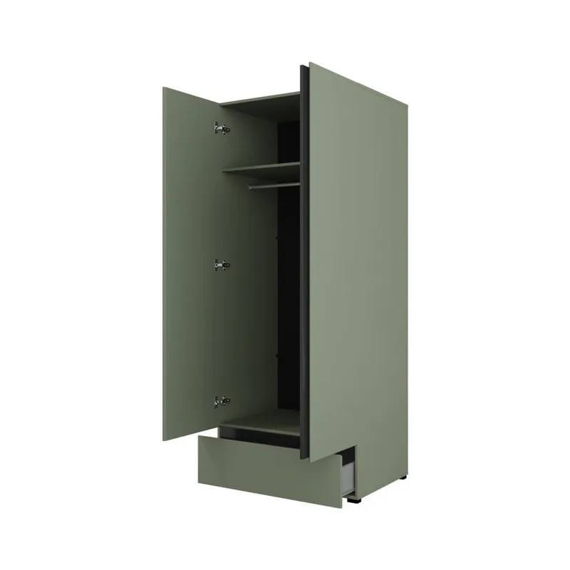 Garderobe Cross S 2 Dører 1 Skuff - Grønn - Oppbevaring - Garderober & garderobesystem