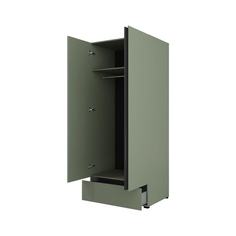 Garderobe Cross S 2 Dører 1 Skuff - Grønn - Oppbevaring - Garderober & garderobesystem