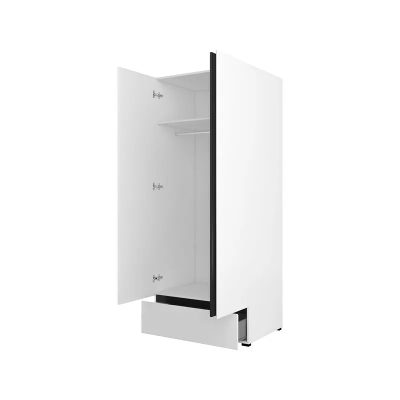 Garderobe Cross S 2 Dører 1 Skuff - Hvit - Oppbevaring - Garderober & garderobesystem