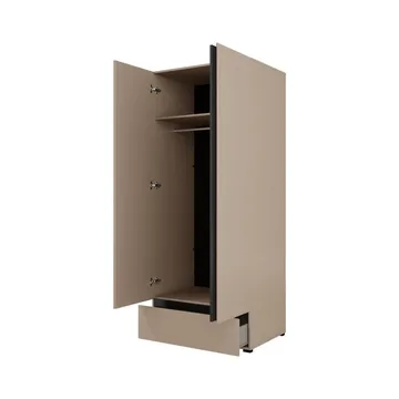 Garderobe Cross S 2 Dører 1 Skuff - Kongo - Oppbevaring - Garderober & garderobesystem