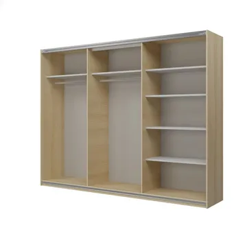 Garderobe Cube 3 skyvedør - Lindberg Eik - Oppbevaring - Garderober & garderobesystem