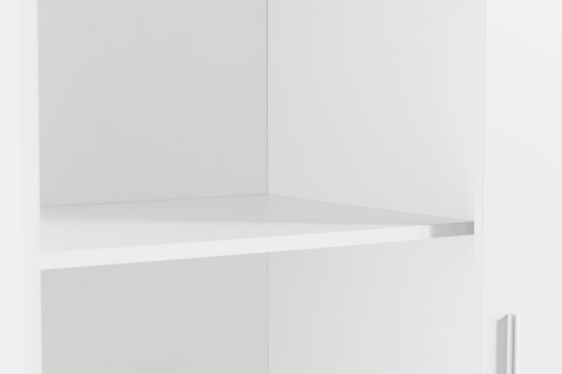 Garderobe Dasto 240 cm Speil - Hvit - Garderober & garderobesystem