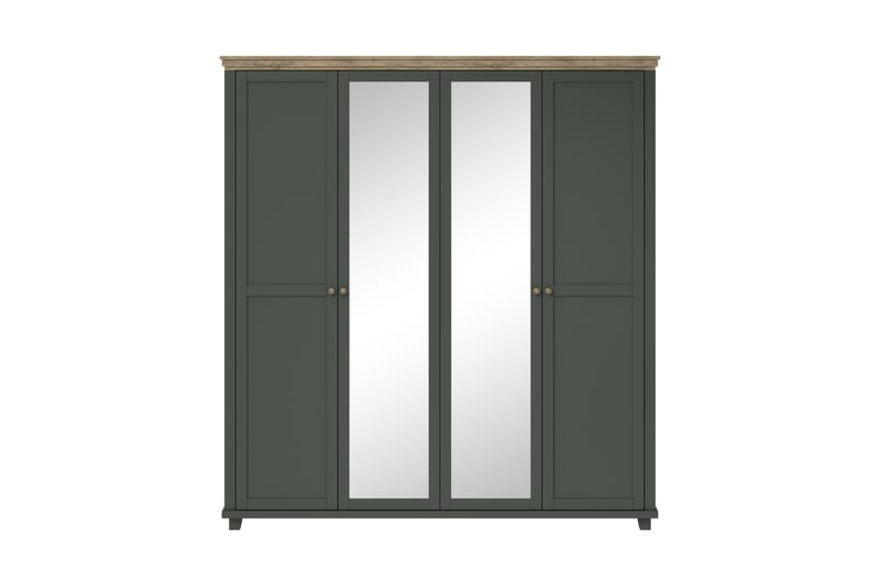Garderobe Drumin 62x108 cm - Grønn|Natur - Garderober & garderobesystem