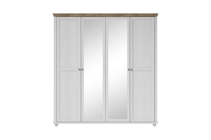 Garderobe Drumin 62x154 cm - Askgrå|Natur - Garderober & garderobesystem