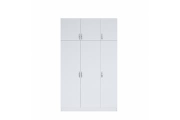 Garderobe Farmdon 6 Skap 55x145 cm - Hvit - Oppbevaring - Garderober & garderobesystem