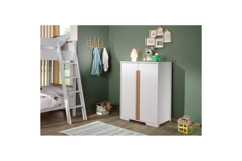 Garderobe for hemseseier London Hvit - Hvit - Oppbevaring - Garderober & garderobesystem