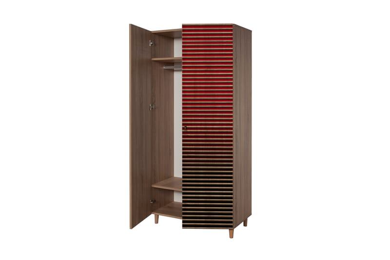 Garderobe Gillberga 90 cm - Brun - Oppbevaring - Garderober & garderobesystem