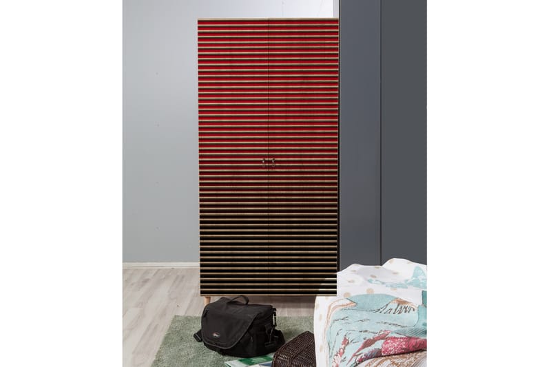Garderobe Gillberga 90 cm - Brun - Oppbevaring - Garderober & garderobesystem