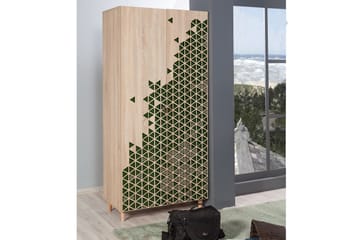 Garderobe Gillberga 90 cm - Brun - Oppbevaring - Garderober & garderobesystem