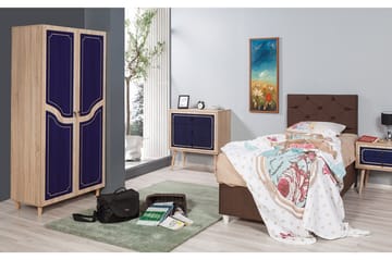 Garderobe Gillberga 90 cm - Brun - Oppbevaring - Garderober & garderobesystem