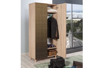 Garderobe Gillberga 90 cm - Brun - Oppbevaring - Garderober & garderobesystem