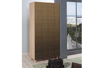 Garderobe Gillberga 90 cm - Brun - Oppbevaring - Garderober & garderobesystem