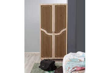 Garderobe Gillberga 90 cm - Brun - Oppbevaring - Garderober & garderobesystem