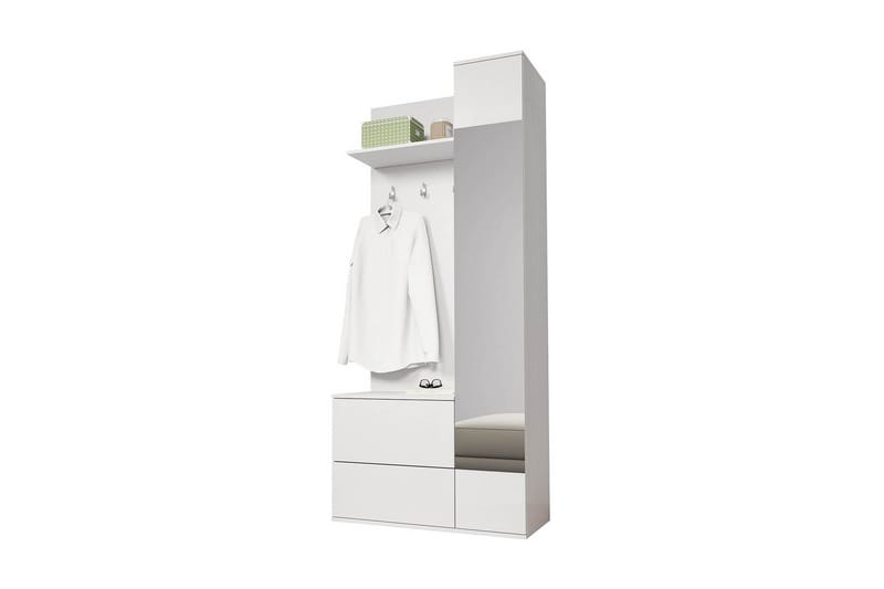 Garderobe Green 90x34x195 cm - Garderober & garderobesystem