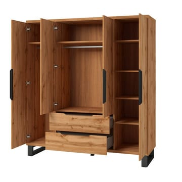 Garderobe Halle S 4 dører med 2 skuffer - Oppbevaring - Garderober & garderobesystem