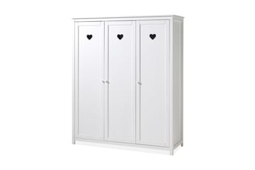 Garderobe Hokeby 3 Dører - Hvit - Oppbevaring - Garderober & garderobesystem